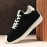 Men's All-Season Thick-Soled Sneakers - Non-Slip PVC Sole & Cushioned  Insole, Low-Top Lace-Up Casual Shoes for Gym,, Casual Attire - Heavy-Duty Durable Round Toe Design (Compatible with all Foot Types)
