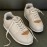 Men'S Fashion Sneakers Bread Shoes | Comfortable & Versatile, Low-Top Casual Wear, Upper & Sole, PVC Inner, Lace Closure, Round Toe
