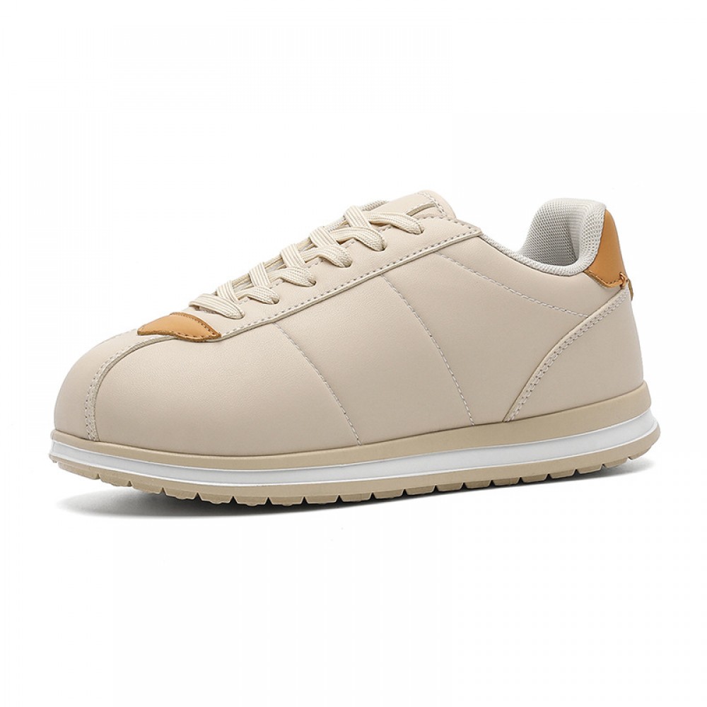 Men'S Fashion Sneakers Bread Shoes | Comfortable & Versatile, Low-Top Casual Wear, Upper & Sole, PVC Inner, Lace Closure, Round Toe