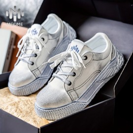 Women'S Casual Sneakers | Stylish Multi Color Board Shoes, Comfortable Daily Wear, Fashion Lace Up, Lightweight Breathable, Non Slip Sole, Versatile Retro Design, All Match Outfit, Chic Walking Shoes, Classic Ladies Sneakers, Trendy Contrast Detail